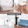 KLYNGTSK 2*3m Housse de Canapé en Plastique pour Animaux Housse de Protection pour Canapé Anti-poussière Housse de Fauteuil Impe