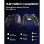 EasySMX Manette PC Sans Fil avec Station de Charge/RGB/TMR Joystick Déclencheur, Manette Switch/Switch2 Bluetooth Rechargeable,