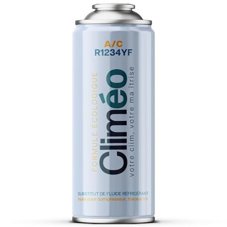 Climéo 400 ml Remplacement écologique du réfrigérant R1234yf, entretien de la climatisation à faire soi-même