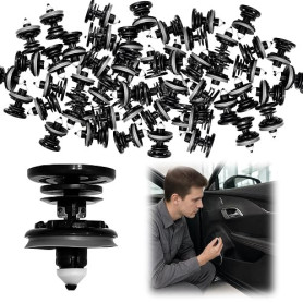Clips de Fixation pour Panneau de Porte, 70 Pièces | Matière plastique, légère et durable, forte étanchéité, pour Audi, pour VW