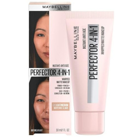 Maybelline New York Instant Anti Age Perfector Fond de Teint 4-en-1 02 30ml | Texture fouettée légère, Floute pores et imperfect