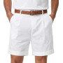 Zetieny Shorts et Bermudas Homme Short Léger en Coton et Lin avec Poches | 50% Coton 50% Lin, Taille Élastique, Fermeture Bouton