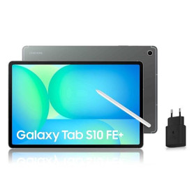 Samsung Galaxy Tab S10 FE+, Tablette Android WIFI 13.1" 128 Go, S Pen inclus, Certification IP68, Gris Anthracite, Chargeur Sect