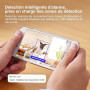 WIWACAM MW5L Caméra Espion WiFi 2K Ultra HD, Tiny Objectif, 800mAh Batterie, Camera sans Fil WLAN de Surveillance Interieur, dét
