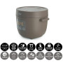Yum Asia Tsuki Mini cuiseur à riz avec bol en céramique Shinsei (2,5 tasses, 0,45 litre) 5 fonctions de cuisson du riz, 2 foncti
