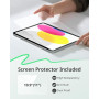 CACOE Coque pour iPad A16 11ème 2025/10ème 2022 Étui avec Verre Tremé | Support Mince Dos Dur Housse Étui avec Veille/Réveil Aut