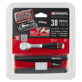 Facom JUEGO VASOS 1/4 6P 5.5-14MM R.181 38PC