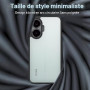 Heioloo Coque pour Xiaomi Poco F7 Étui de Protection Transparent Housse Dos Rigide en PC, Résistant aux Rayures, Aux Chocs Coque