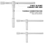 STANEW Caisse à Outils 219 PCS, Lot Douilles et Cliquets en 1/4", 3/8" et 1/2", Acier au CR-V, Kit Clé de serrage Douille avec C