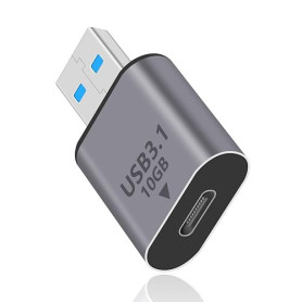 Duttek Adaptateur Femelle USB C vers Mâle USB 10Gbps, Adaptateur USBC vers A OTG Charge Rapide pour iPhone, MacBook, PC, Laptop,