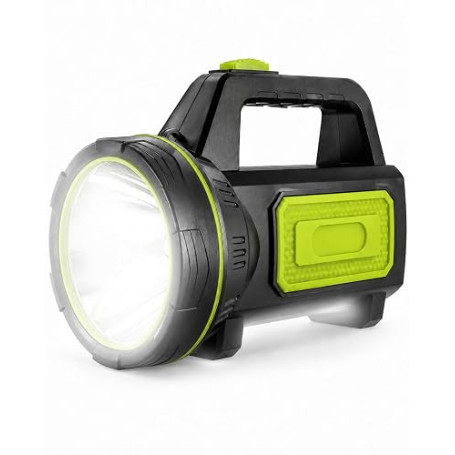 Lampe Torche Led Ultra Puissante Rechargeable USB 13500 Lumens 6000 mah avec Lumière Latérale Lampe de Poche Etanche Haute Puiss