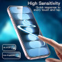 JETech Verre Trempé pour iPhone 15, Lot de 2 | 9H Protection D'écran, Transparent HD, Protection Anti-Rayures, Outil d'Installat