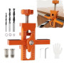 Jig d’installation pour porte de placard – Positionneur réglable 2 en 1 | Kit universel en alliage d’aluminium pour portes de pl