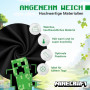 Minecraft Hoodie Boys Kids Gamer Black Creeper Inside Pull à Capuche
