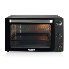 Tristar Four à convection, 2000 Watt, 60 L, Minuterie 90 min, avec Lampe Intérieure, Porte à Double Vitrage, Thermostat réglable
