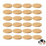 24 Pcs Dessous de Plat en Liège, 0.3 * 10cm Dessous de Verres Ronds en Liege Protecteurs de Vaisselle, sous-Verres Ronds Poele P