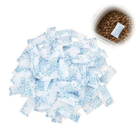 100 Sachets Silice Alimentaires 1g – Absorbeur Humidité, Anti-Humidité pour Aliments/Bijoux/Électronique/Cuir – Papier Sécurisé