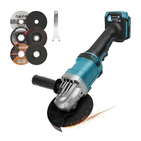 Meuleuse d'angle sans fil pour Makita (sans batterie), 125 mm 10 000 tr/min outil de coupe meuleuse électrique moteur sans balai