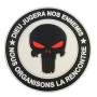 Punisher DIEU JUGERA NOS ENNEMIS DEVGRU Morale PVC Fastener Patch (Multicolor)