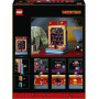 LEGO Donkey Kong Jeu d'Arcade Donkey Kong - Set pour Adulte - Maquette 3D Interactive - Joystick & Tonneaux - Décoration Intérie