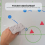 Taktifol Feuilles Tactiques Football – Rouleau de 25 Feuilles 60 × 80 cm – électrostatiques, effaçables, réutilisables