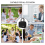 SHSMPXOY Sac Isotherme Repas 6L Petit Panier Repas Lunch Box Isotherme Sacs Repa Portable à déjeuner pliable Petit Sacs Lunch Bo