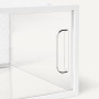 Amazon Basics - Lot de 12 boîtes de rangement empilables et pliables pour chaussures, taille L, Transparent