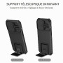 Coque pour iphone 14 pro 6.1 Pouces, Protection de la Caméra Étui avec Lentille Coulissante Couverture, 360 Degres Full Body Arm