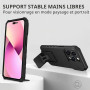 Coque pour iphone 14 pro 6.1 Pouces, Protection de la Caméra Étui avec Lentille Coulissante Couverture, 360 Degres Full Body Arm
