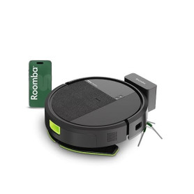 iRobot Roomba 115 Combo - Robot Aspirateur Laveur 2en1 - Puissance d'Aspiration de 15KPa - Brosse latérale étendue - Lingette de