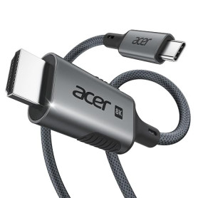 Acer Câble USB-C vers HDMI 2.1 (8K@60Hz,4K@240/144/120 Hz) -1M | Adaptateur Type-C/Thunderbolt 3, 4 et 5 vers HDMI compatible av