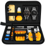 【Nouveau 2024】JOREST Outil Montre, Kit Changement Pile Montre, Ouvre Boitier, DéMonte Chasse Goupille, Outillage RéParation Horl