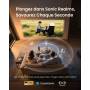 Vidéoprojecteur Portable YABER T1 Pro2 1080P FHD et HDR, Vidéoprojecteur WiFi Bluetooth avec Dolby Audio, Ajustement Automatique