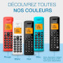 ALCATEL E260 S. Voice - Téléphone Fixe sans Fil DECT avec Répondeur - Design Compact - Grand Écran Rétroéclairé - Mains Libres -