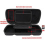 Aenllosi Étui pour Hori Nintendo Switch Split Pad Pro/ Compact, Noir | Ajustement Précis pour Hori Nintendo Switch Split Pad Pro