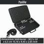 Khanka Étui pour Pioneer DJ DDJ-FLX2/DDJ-200/DDJ-WeGO4, pour Hercules Inpulse 200 MK2/Inpulse 200 DJ Controller, Boîtier de Rang