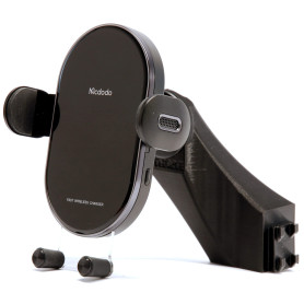 CraVeDRIVE Support de téléphone portable pour voiture 15 W avec fonction de charge I Compatible Dacia Media NAV Evolution I Wire
