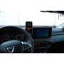 CraVeDRIVE Support de téléphone portable pour voiture 15 W avec fonction de charge I Compatible Dacia Media NAV Evolution I Wire