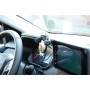 CraVeDRIVE Support de téléphone portable pour voiture 15 W avec fonction de charge I Compatible Dacia Media NAV Evolution I Wire