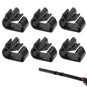 Lot de 6 Clips de Serrage pour Peugeot 3008 5008 Citroën C5 DS7 | Colliers de Fixation Robustes,Clips Essuie-Glace pour Fixation