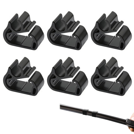 Lot de 6 Clips de Serrage pour Peugeot 3008 5008 Citroën C5 DS7 | Colliers de Fixation Robustes,Clips Essuie-Glace pour Fixation