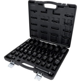 KS Tools - 515.0065 - Coffret douilles à chocs 1/2" - douilles à chocs courtes et longues - Mallette outils 40 pièces