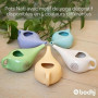 POT DE NETI Bodhi, pichet Neti en céramique avec mandala, pichet pour rinçage nasal ou douche nasale, pot de Nethi
