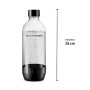 Sodastream Classic – Lot de 3 bouteilles réutilisables 1L sans BPA, compatibles avec les machines Gaia, Terra, Art et Ensō, lava
