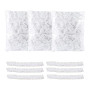 Lot De 300 Film Etirable Alimentaire, Couvre Plat Elastique, Sac De Conservation Frais, RéFrigéRateur, Couvercle En Plastique éL