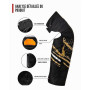 IRON JIA’S Genouillères Moto Hommes Hiver, Equipement de Protection CE2 Amovible, Chaud Imperméable et Coupe-Vent