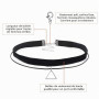 ASTER 15 Pièces Choker Gothic Set Black Collier Femme Fantaisie Choker Ladies Teen Girls Gothic Collar Lace Ras de Cou Femme D'H