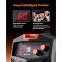 VEVOR Poste à Souder MIG, 130 A, Machine de Soudage MIG Synergique Noyau de Flux sans Gaz Fil Fourré, Soudeuse Portable Soudeur