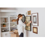 Command Languettes Accroches Tableaux pour Cadres Fins, Blanc, 14 Paires (28 Languettes) - Fixation sans Dommage