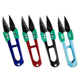 BACSHBY 4 Pièces Secateur de Jardin, Petites Ciseaux Jardinage Professionnels, Ciseaux de Portables, Outils de Pépinière, Multif